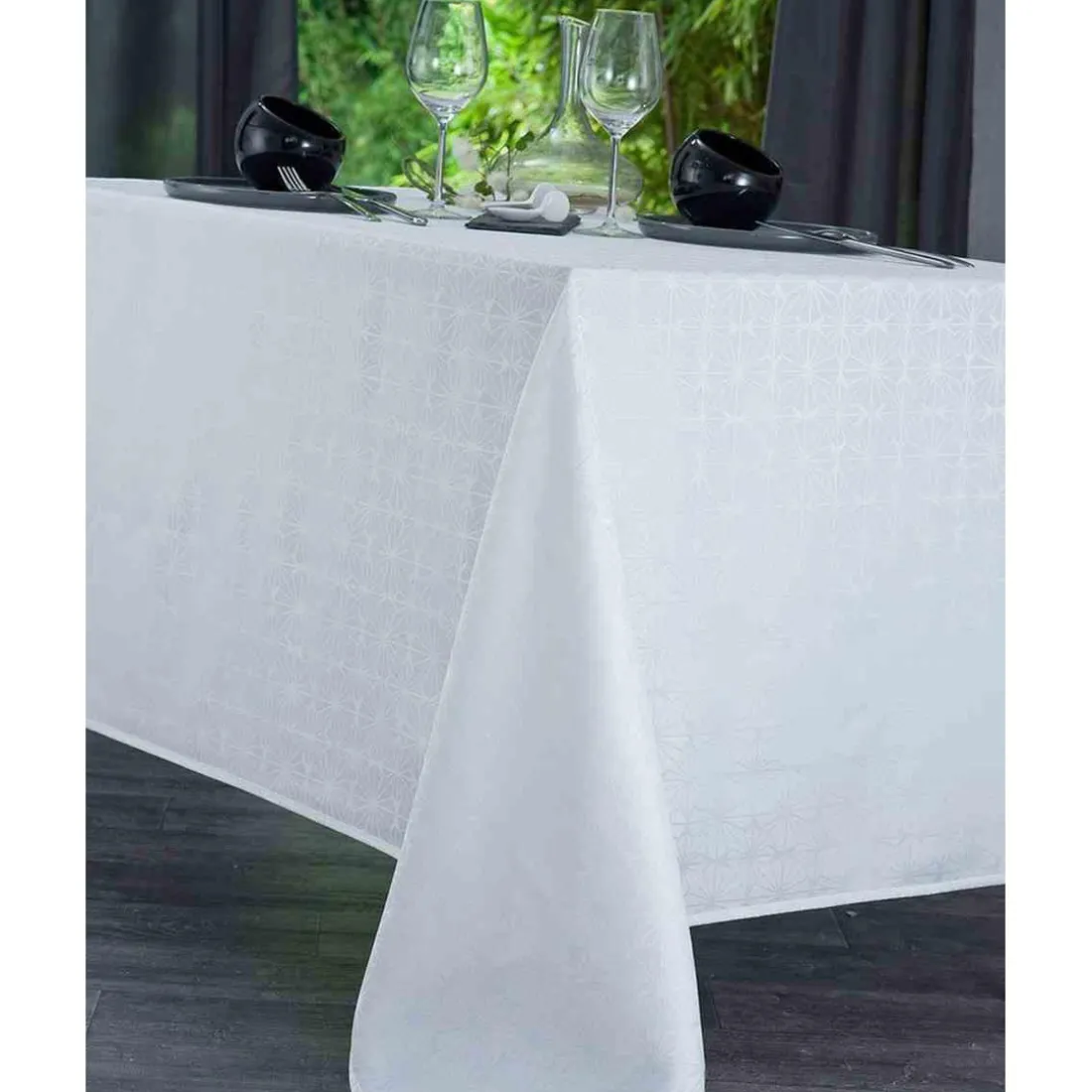 Nappe Blanc Anti-tache Uni - VENEZIA