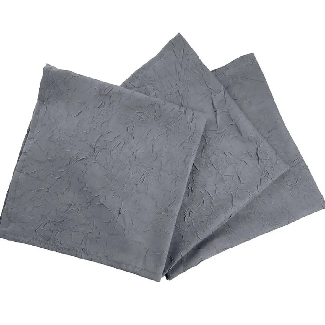 Nappe effet froissé permanent - Gris
