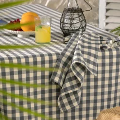 Nappe en coton DOULIANA gris