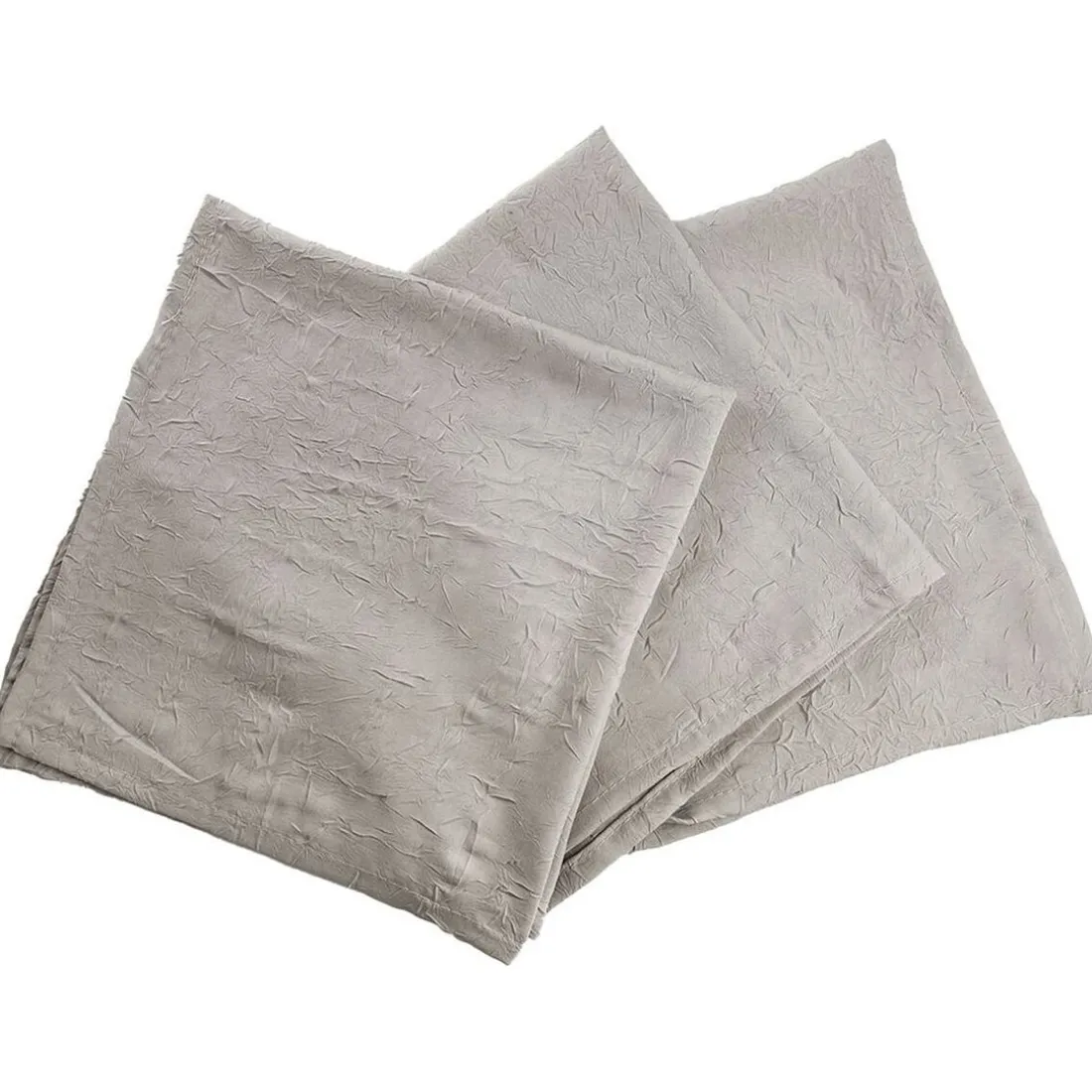 Nappe FONTANA au Relief froissé permanent beige chanvré