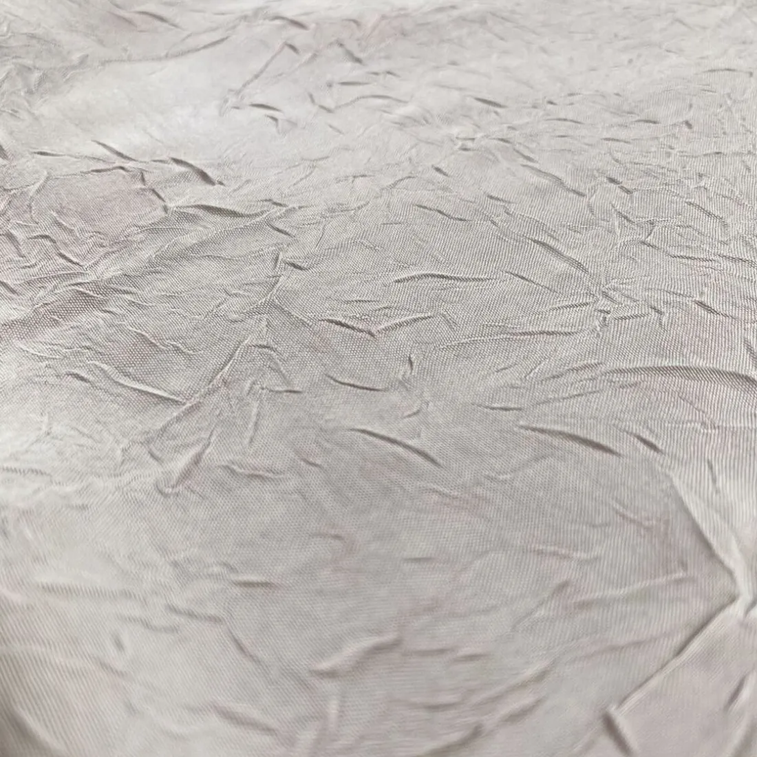 Nappe FONTANA au Relief froissé permanent beige chanvré
