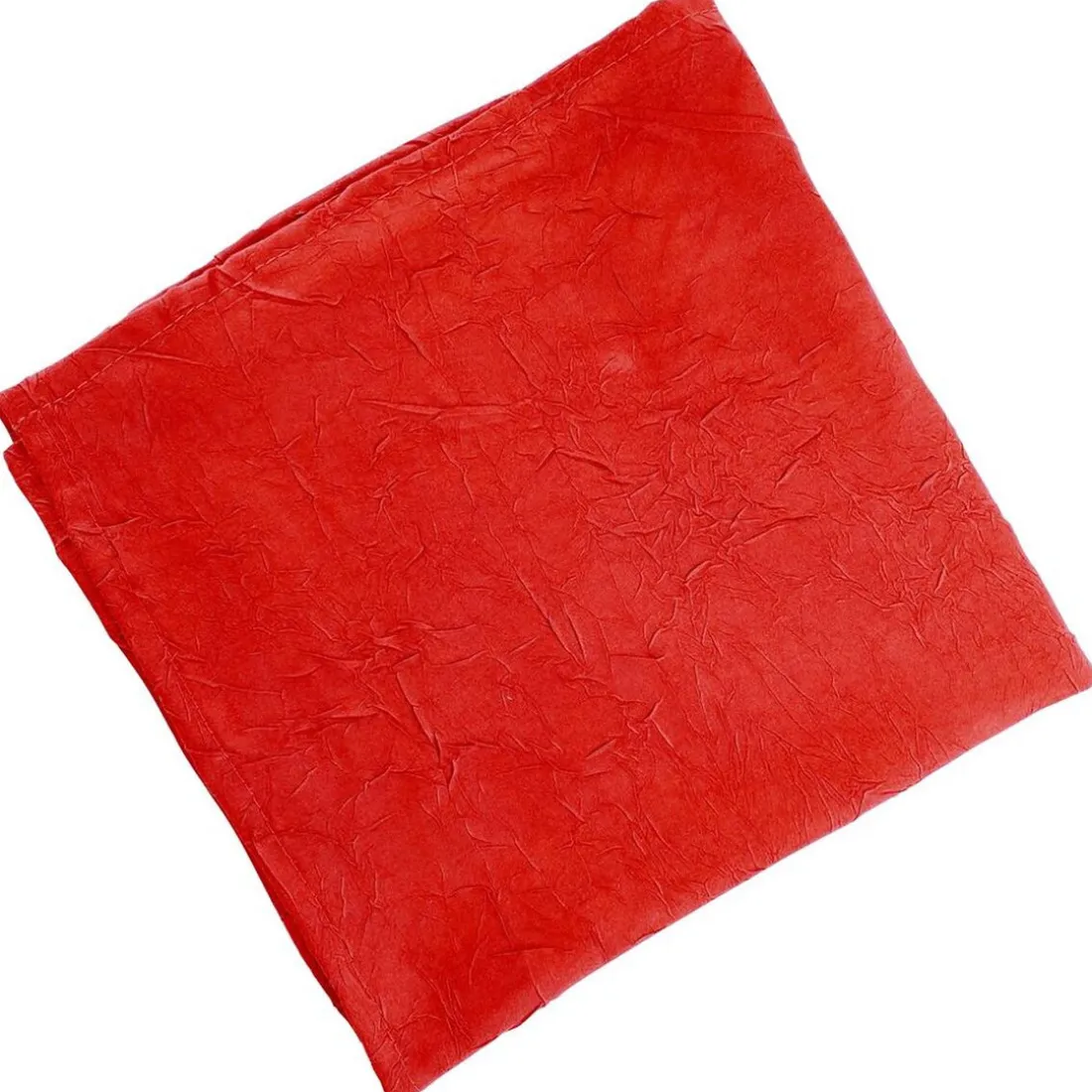 Nappe FONTANA au Relief froissé permanent,rouge