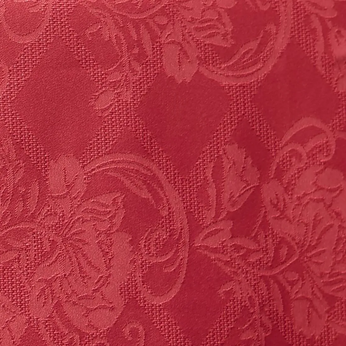 Nappe jacquard damassée en polyester.100% polyester Nydel® -bois de rose