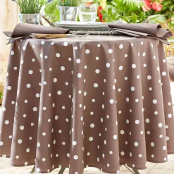 Nappe micro-enduite à pois - Beige