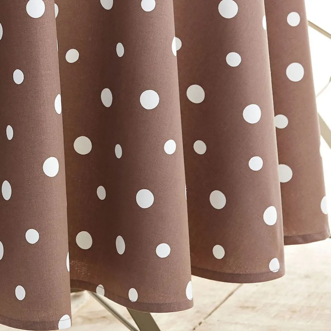 Nappe micro-enduite à pois - Beige