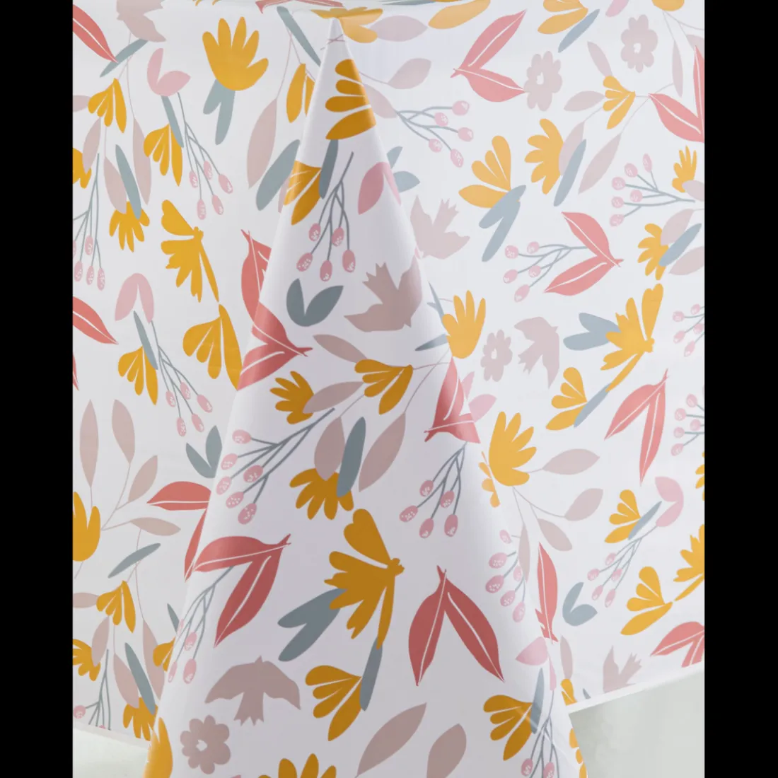 Nappe Rectangle Ava Toile Ciree Multicolore