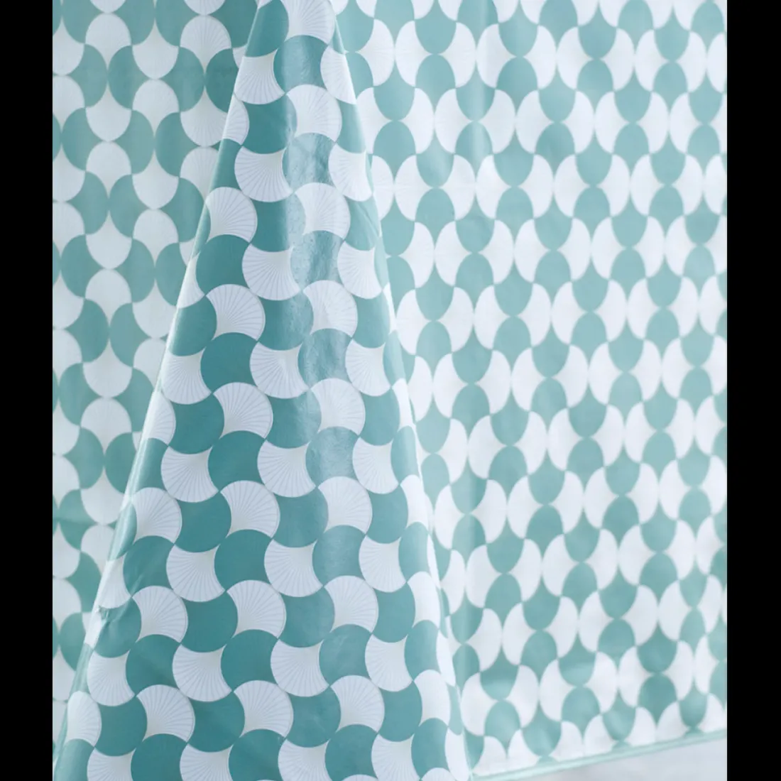 Nappe Rectangle Avalon Toile Ciree Vert