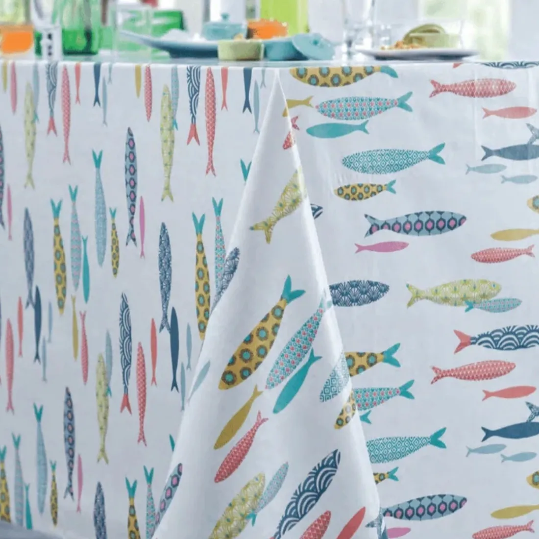 Nappe rectangle BINIC TOILE CIREE Multicolore