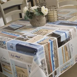 Nappe Rectangle Bretagne Toile Ciree Multicolore