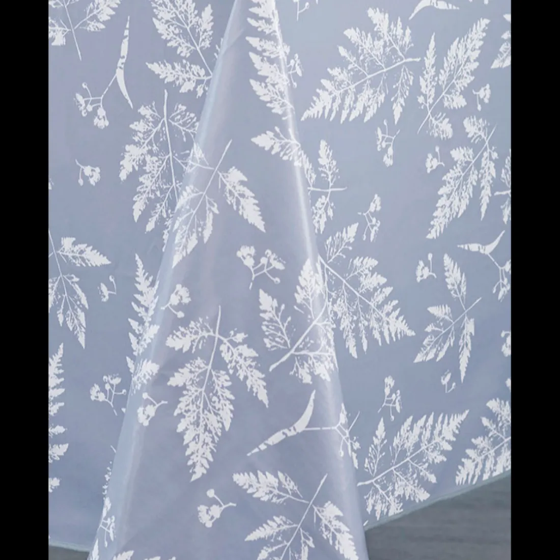 Nappe Rectangle Broceliande Toile Ciree Gris