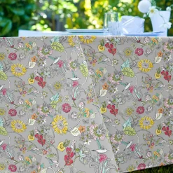 Nappe rectangle PARADISIAQUE TOILE CIREE Multicolore