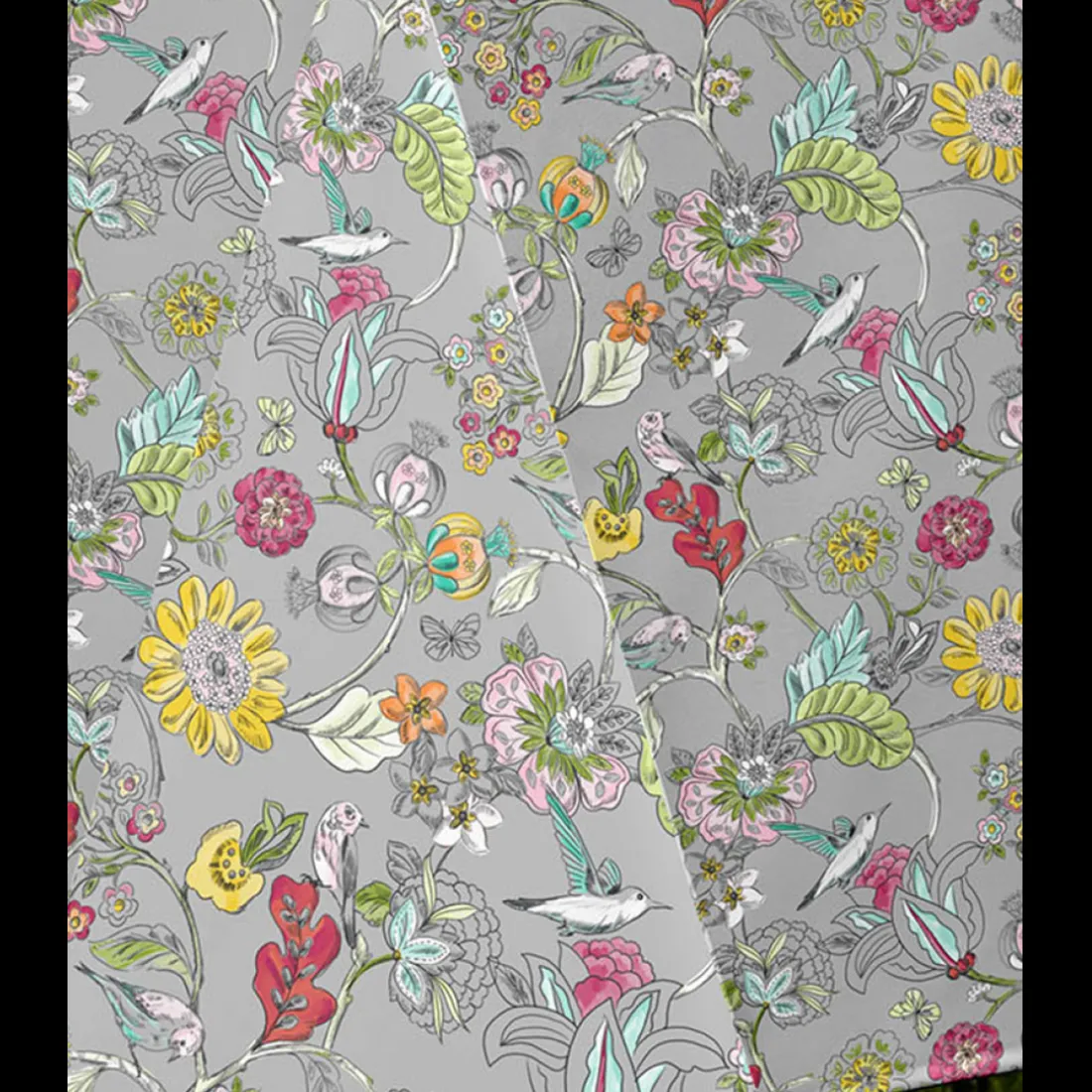 Nappe rectangle PARADISIAQUE TOILE CIREE Multicolore