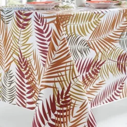 Nappe Rectangle Sumatra Toile Ciree Multicolore