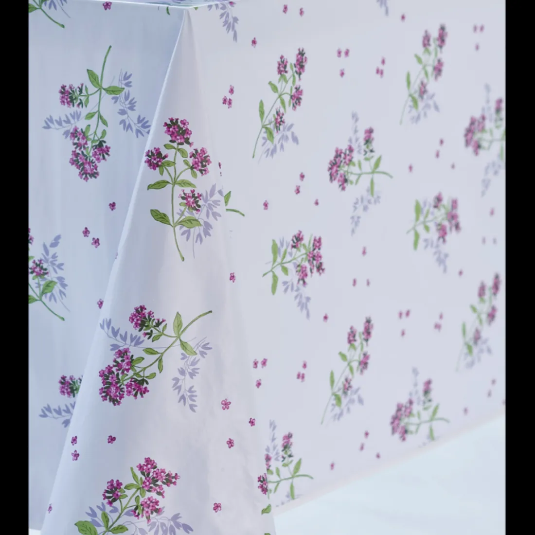 Nappe Rectangle Sureau Toile Ciree Violine