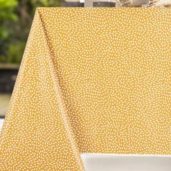 Nappe Rectangle Thea Toile Ciree Ocre