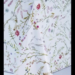 Nappe rectangle TOILE CIREE Menthe