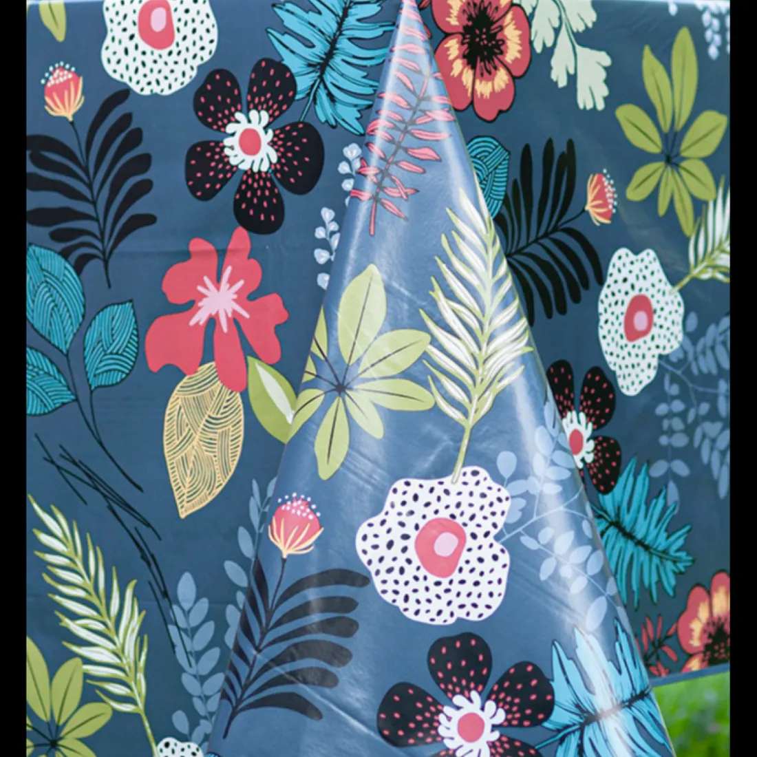 Nappe rectangle TOILE CIREE Multicolore