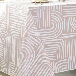 Nappe Rectangle Zao Toile Ciree Beige
