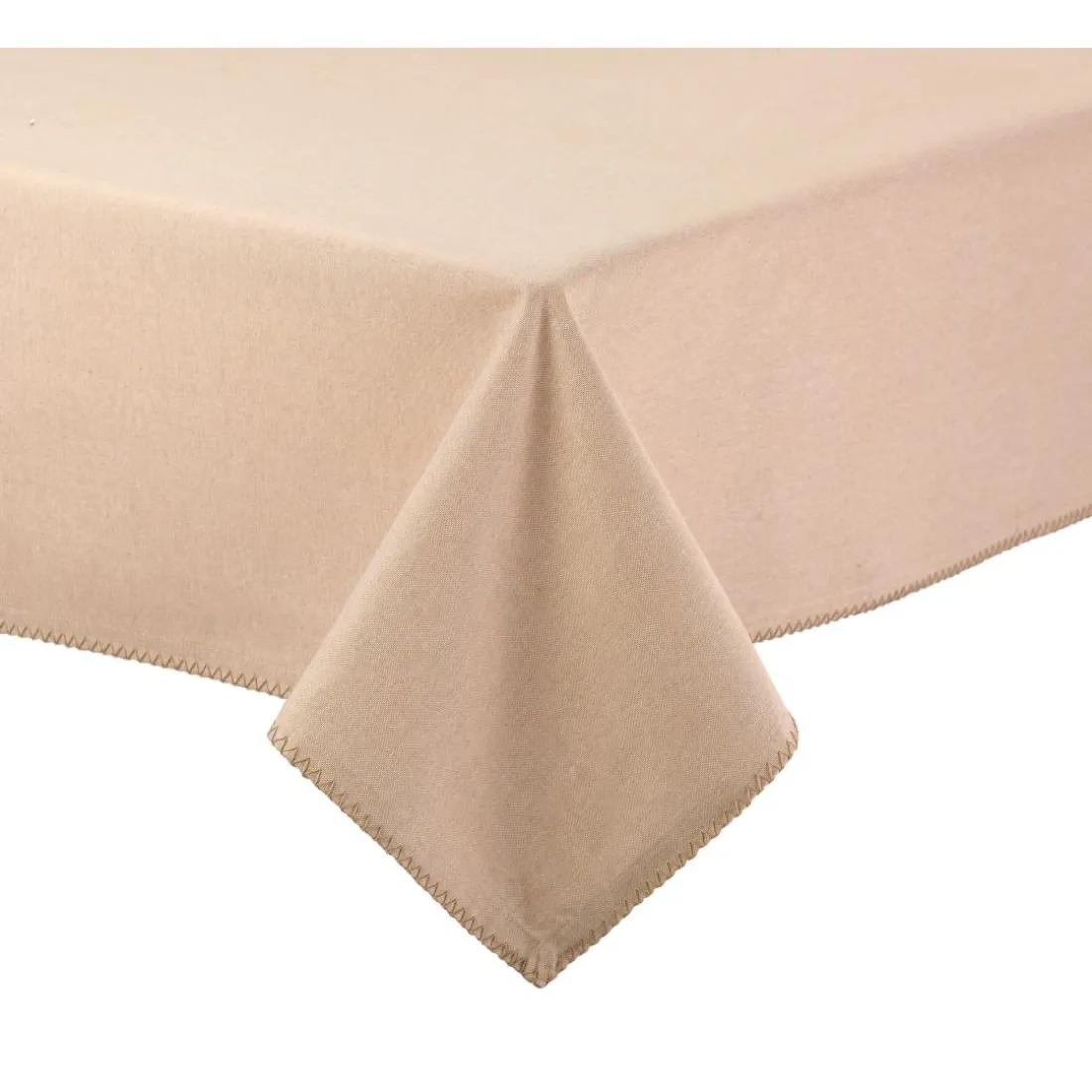 Nappe recyclée Delia Naturel 170 x 300