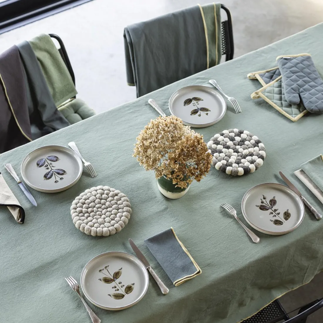 Nappe recyclée Grace - forêt