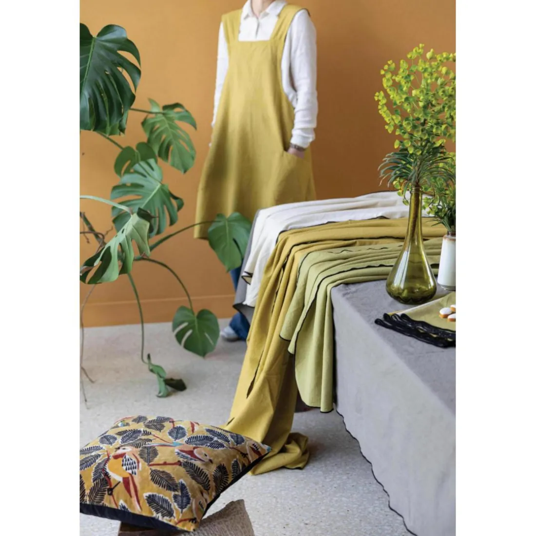 Nappe recyclée Grace Kaki