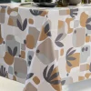 Nappe ronde 140 cm COLORBLOCK TOILE CIREE Multicolore