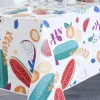 Nappe Ronde Fruitella Toile Ciree Multicolore