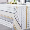 Nappe Ronde Riviera Toile Ciree Gris 140 cm