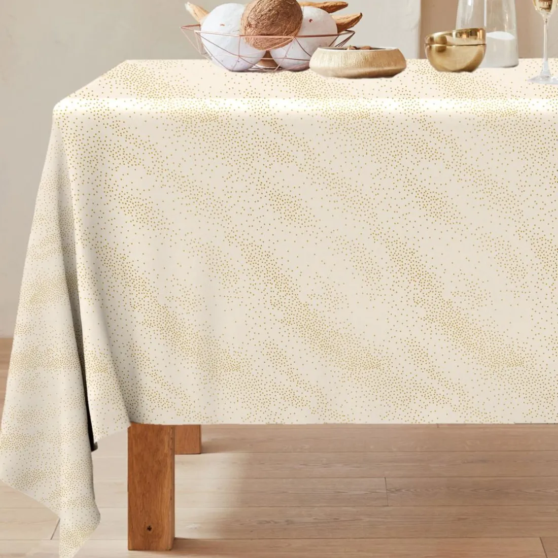 Nappe ronde STRASSNAP D150 ivoire