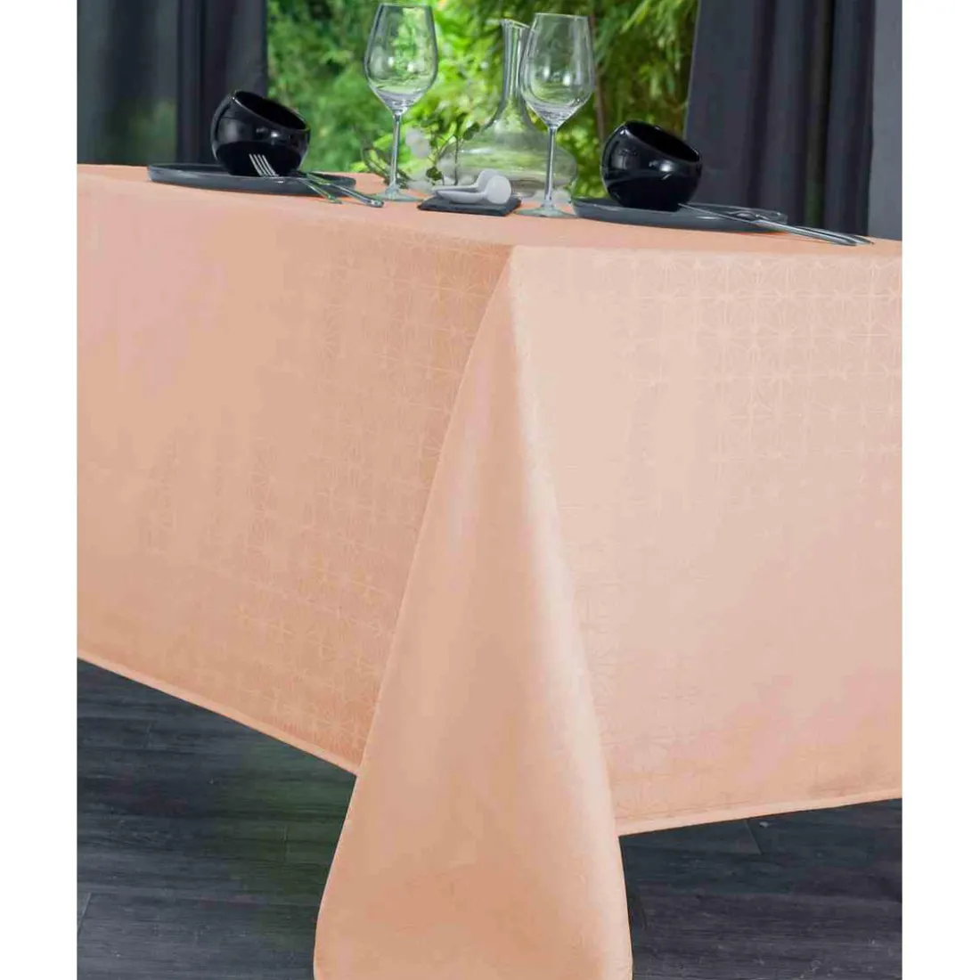 Nappe Rose Poudre Anti-tache Uni - VENEZIA