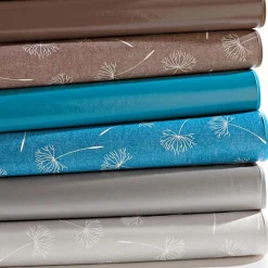 Nappe toile cirée MUZIKA ø gris perle