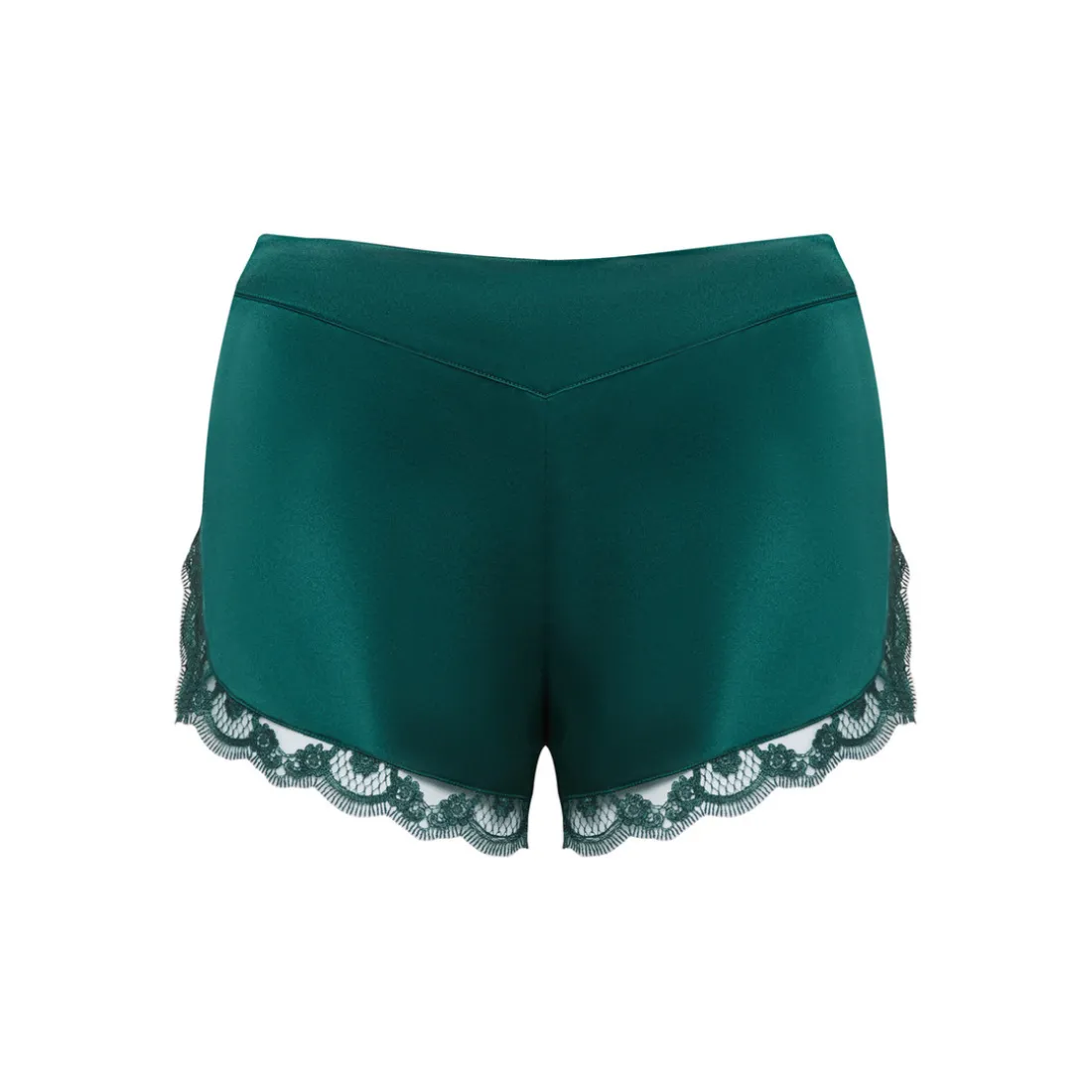 Nightshort - Emeraude vert en soie
