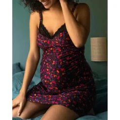 Nuisette de grossesse et d'allaitement - Multicolore Cache Cœur Lingerie
