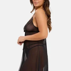 Nuisette Deva babydoll - Noir
