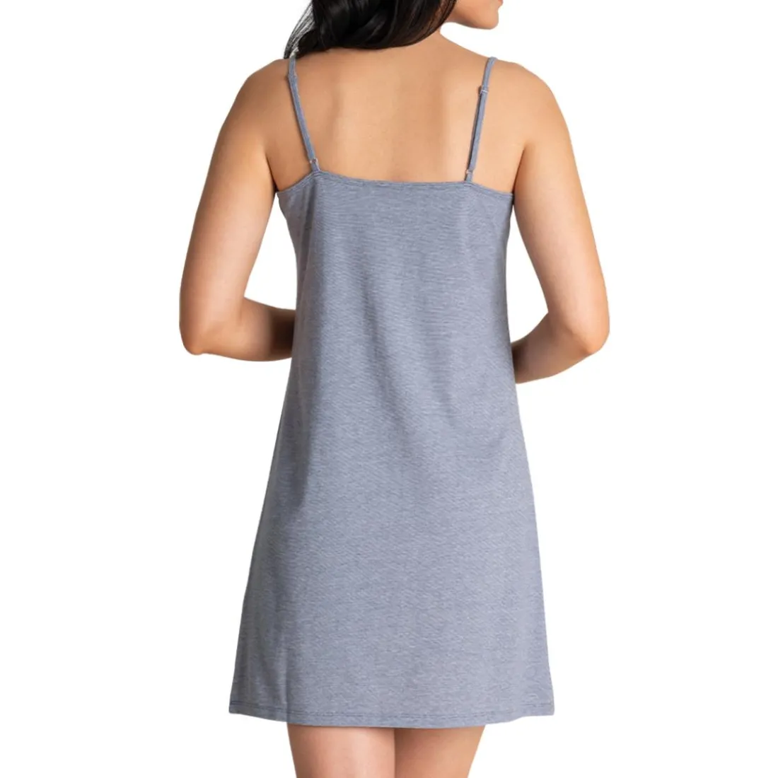 Nuisette femme GRAPHIC Athena bleu en coton