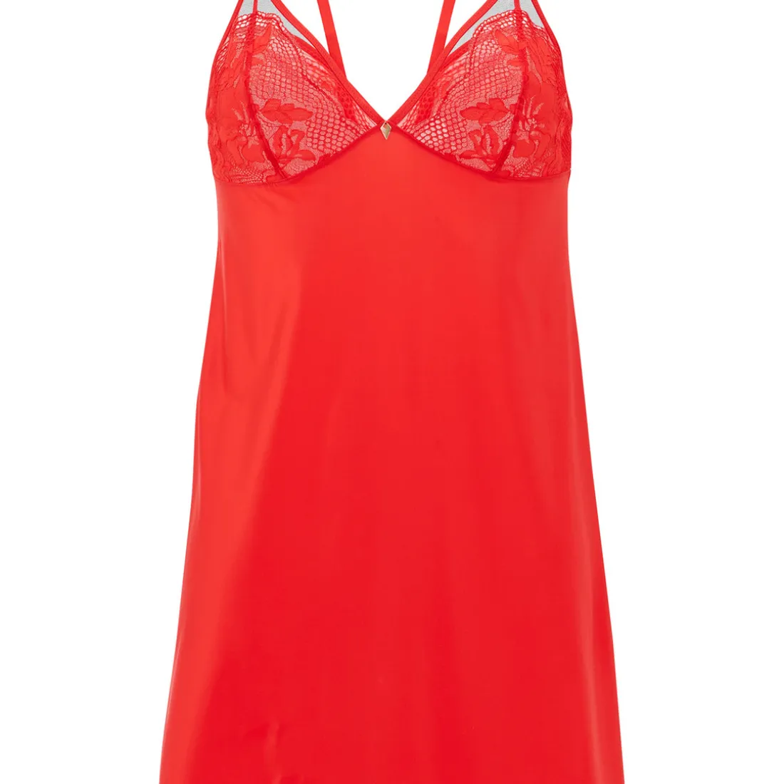 Nuisette sans armatures - Rouge