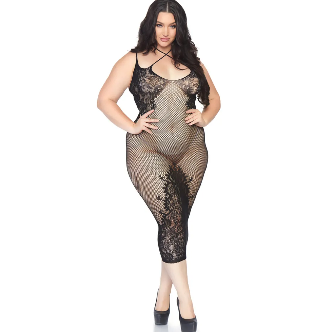 Nuisette Sexy Noire en nylon