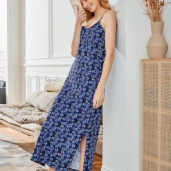 Nuisette SUFRAGETTES S bleu en coton