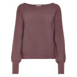 Onladaline L/S Short Pullo Knt Noos rose cuivré en viscose Tess