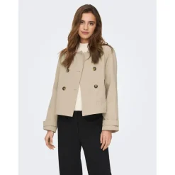 Onlapril Life Short Trenchcoat Otw Noos marron Elia