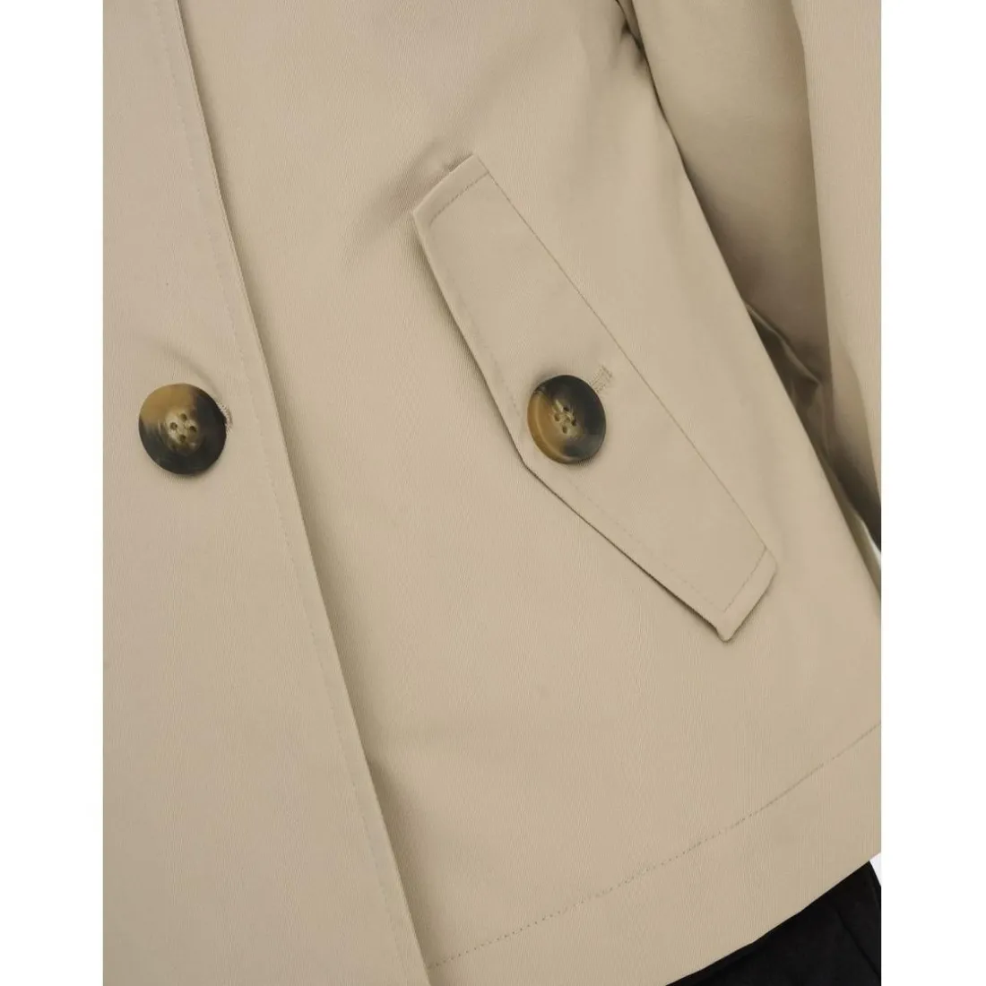 Onlapril Life Short Trenchcoat Otw Noos marron Elia