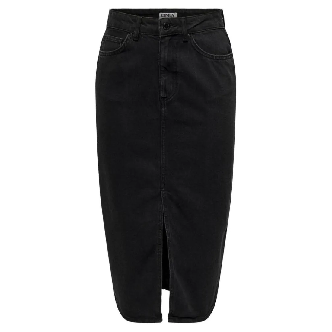 Onlbianca Midi Skirt Dnm Rea Noos en coton Quin