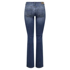 Onlblush Lw Flared Dnm Rea1303 Noos bleu denim en coton Ode