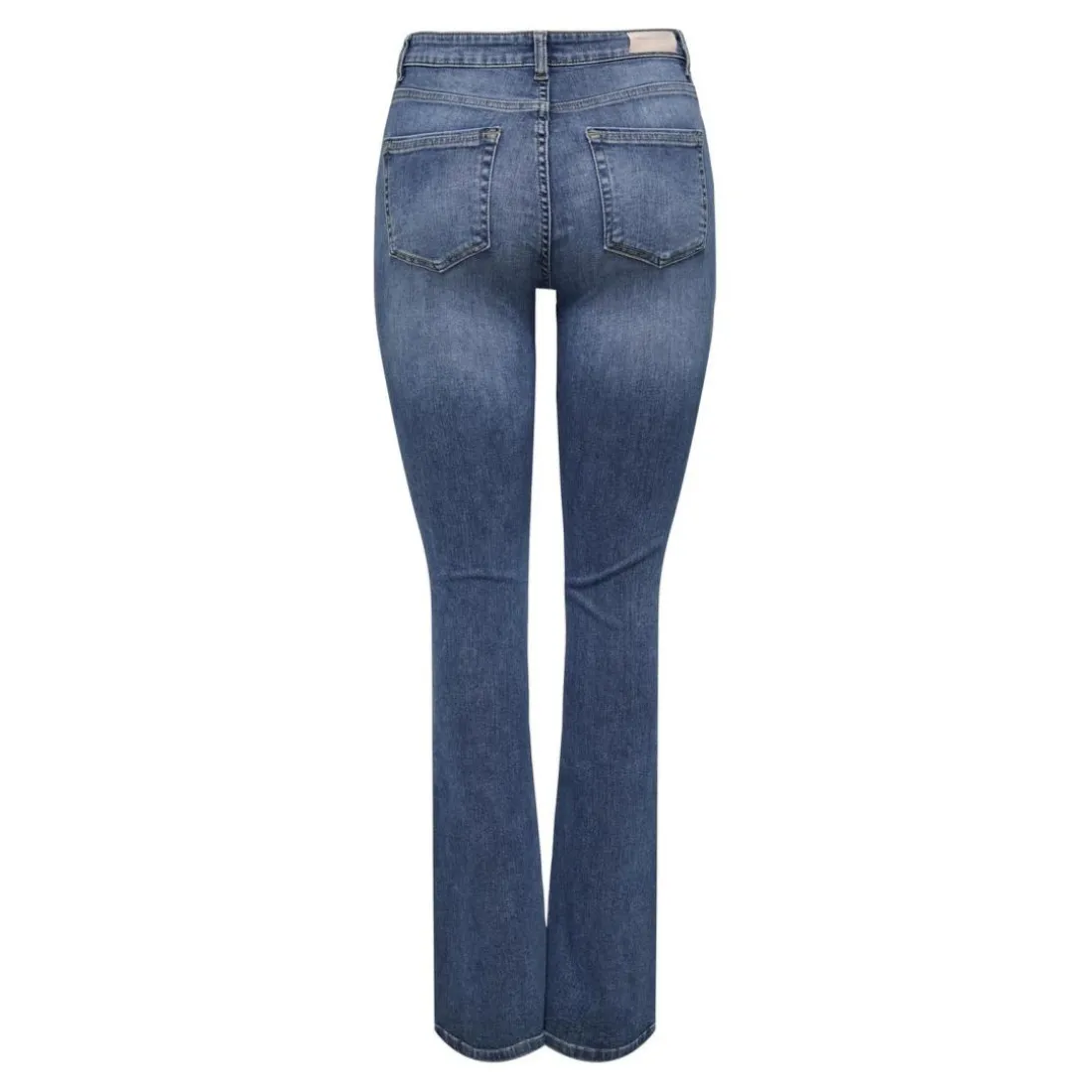 Onlblush Mid Flared Dnm Tai305 Noos bleu denim en coton Élise Nell