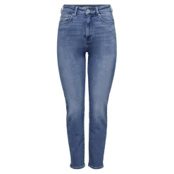 Onlemily Stretch Hw St Ak Dnm Cro571Noos bleu denim en coton Mila