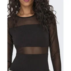 Onlesther L/S Mesh Bodystocking Jrs Noos noir en coton Clio