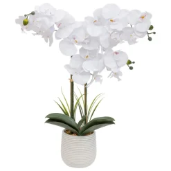 Orchidée artificielle Blanche