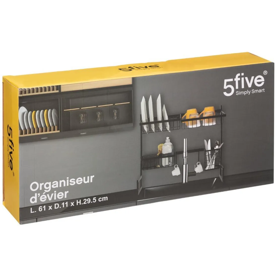 Organiseur Évier Noir