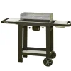 Pack barbecue charbon EASY avec Coffret 3 pièces aimantés et Moteur tournebroche électrique Broche barbecue Sac Charbon de bois et Housse Barbecue
