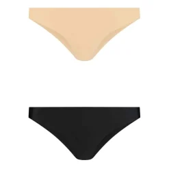 Pack de 2 culottes brésiliennes invisibles Beige Bye Bra